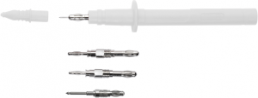 Test probes kit, socket 4 mm, 1 kV, white, SET SPS 2040 / WS