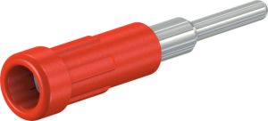 2 mm socket, solder connection, mounting Ø 3.9 mm, red, 63.9318-22