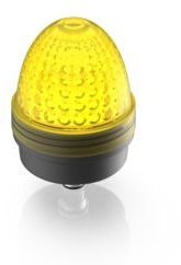 Signal lamp, Ø 56.8 mm, yellow, 24 V AC/DC, IP65