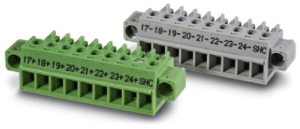Connector kit, 9 pole, straight, green, 2907268