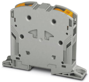 High current terminal, plug-in connection, 25-95 mm², 1 pole, 232 A, 8 kV, gray, 3260133