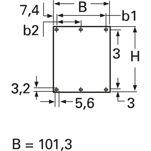 TFP 3 20 Fischer Elektronik Accessories for Enclosures Image 2