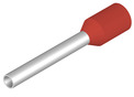 Insulated Wire end ferrule, 1.0 mm², 18 mm/12 mm long, red, 9019110000