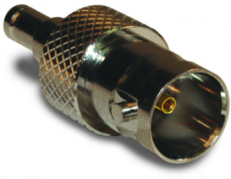 Coaxial adapter, 75 Ω, 1.0/2.3 socket to BNC socket, straight, 242229-75