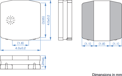 VLS4012CX-100M-1 TDK Fixed Inductors Image 2