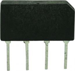 Silicon bridge rectifier, SIL, 160 V, 2.2 A