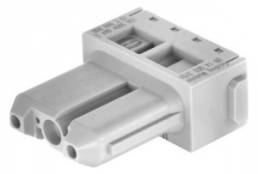 Socket contact insert, 3 pole, unequipped, crimp connection, 09140033151