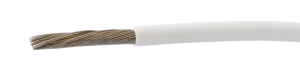 PVDF-switching strand, Spec 44, 1.3 mm², AWG 16, white, outer Ø 1.83 mm