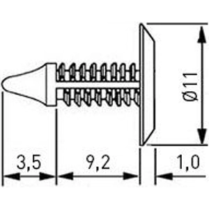 072.83.513 Ettinger Rivets, Dowels Image 2