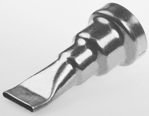 Wide slot nozzle ø 31.5 mm, 25 x 3 mm, 15° angled for hot-air blowers, 119.346