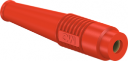 4 mm jack, solder connection, 2.5 mm², red, 64.1021-22