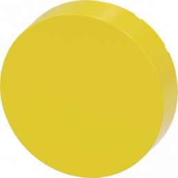 Push button, round, Ø 23.7 mm, (H) 7.4 mm, yellow, 3SU1900-0FS30-0AA0