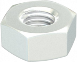 Hexagon nut, M8, W 13 mm, H 6.8 mm, inner Ø 8 mm, stainless steel, DIN 934, 3400175