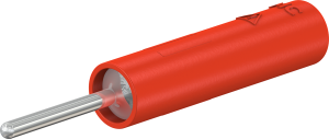 Counter test adapter, red, CAT III, 600 V