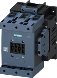 Power contactor, 3 pole, 150 A, 2 Form A (N/O) + 2 Form B (N/C), coil 23-26 V AC/DC, screw connection, 3RT1055-1AB36