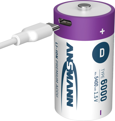 1314-0005 Ansmann Round Cell Batteries, 9V Block Batteries Image 2