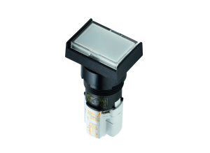 Push button, 2 pole, transparent, illuminated , 4 A/250 V, mounting Ø 16.2 mm, IP40, 1.15.108.051/0000