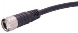 Sensor actuator cable, M23-cable socket, straight to open end, 19 pole, 10 m, PUR, black, 9 A, 21373500D74100