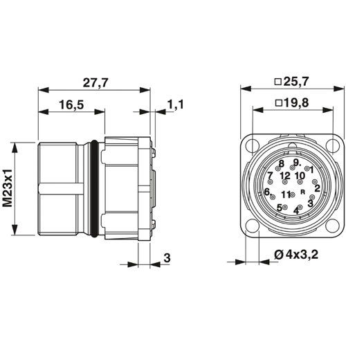 1607844 Phoenix Contact Other Circular Connectors Image 2