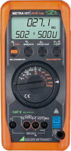 Digital multimeter METRAHIT H+E CAR SET, 200 mA(DC), 200 mA(AC), 600 VDC, 600 VAC, CAT II 600 V