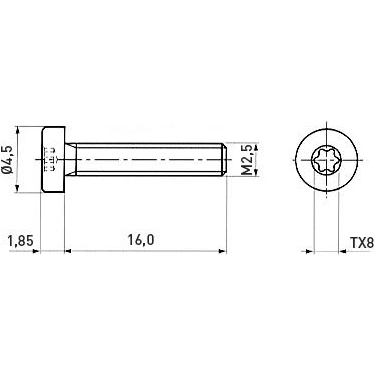 001.63.262 Ettinger Screws, Threaded Rods Image 2