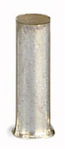 Uninsulated Wire end ferrule, 4.0 mm², 10 mm long, silver, 216-107