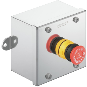 Klippon control station, 1 emergency stop pushbutton red, 2 Form B (N/C), 1537240000