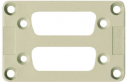 Adapter plate for Heavy duty connectors, 1666210000