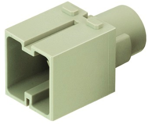 Pin contact insert, 1 pole, unequipped, crimp connection, 09140013001