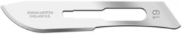 Scalpel blade, for 4/6A SM, BW 8.7 mm, L 53.6 mm, 419 SM