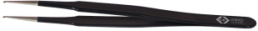 ESD assembly tweezers, uninsulated, antimagnetic, stainless steel, 120 mm, T2362D