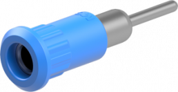 4 mm socket, round plug connection, mounting Ø 8.2 mm, blue, 64.3011-23