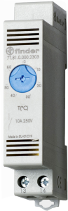 Thermostat, (N/O) 20-60 °C, (W x H) 17.5 x 88.8 mm, 7T.81.0.000.2302