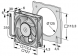 DC diagonal fan, 24 V, 127 mm, 270 m³/h, DV 5214/2 N