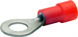 Insulated ring cable lug, 0.5-1.0 mm², AWG 20 to 18, 3.2 mm, M3, red