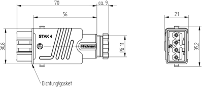 932533106 Hirschmann Automation and Control Device Connectors Image 2
