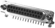 D-Sub connector, 15 pole, standard, angled, solder pin, 1734355-1