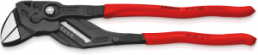 KNIPEX 86 01 300 Pliers Wrench Pliers and a wrench in a single tool with non-slip plastic coating black atramentized 300 mm