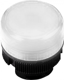 Signal light, waistband round, front ring black, mounting Ø 22 mm, ZA2BV07