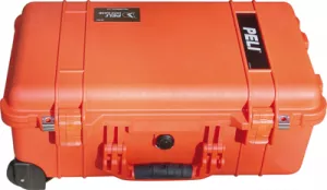 1510 ORANGE WITH FOAM Peli Trolleys, bags, cases and holders