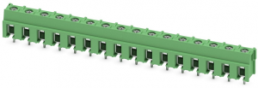 PCB terminal, 16 pole, pitch 7.5 mm, AWG 20-10, 32 A, screw connection, green, 1988244