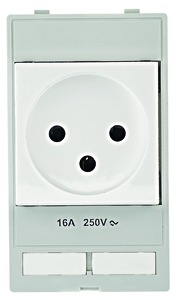 Outlet, gray, 16 A/250 V, Israel, 39500010333