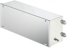 Stainless steel enclosure, (L x W x H) 120 x 380 x 160 mm, silver (RAL 7035), IP67, 1002700000