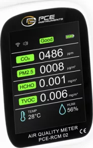 PCE-RCM 02 PCE Instruments Anemometers, Gas and Pressure Measuring Instruments
