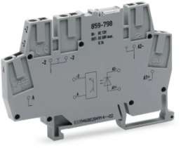 Optocoupler terminal block, Cage clamp connection