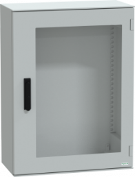 Control cabinet, (H x W x D) 847 x 636 x 300 mm, IP66, polyester, light gray, NSYPLM86TVG