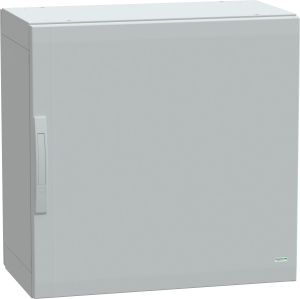 Control cabinet, (H x W x D) 750 x 750 x 420 mm, IP65, polyester, light gray, NSYPLA774G