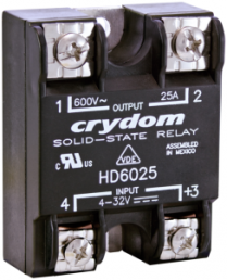 Solid state relay, 3-32 VDC, zero voltage switching, 75 A, PCB mounting, HD4875