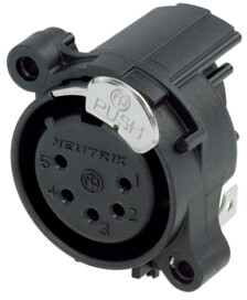 NC5FAH-DA Neutrik XLR Connectors