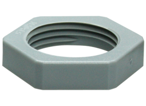 Counter nut, M32, 41 mm, silver grey, 2048795